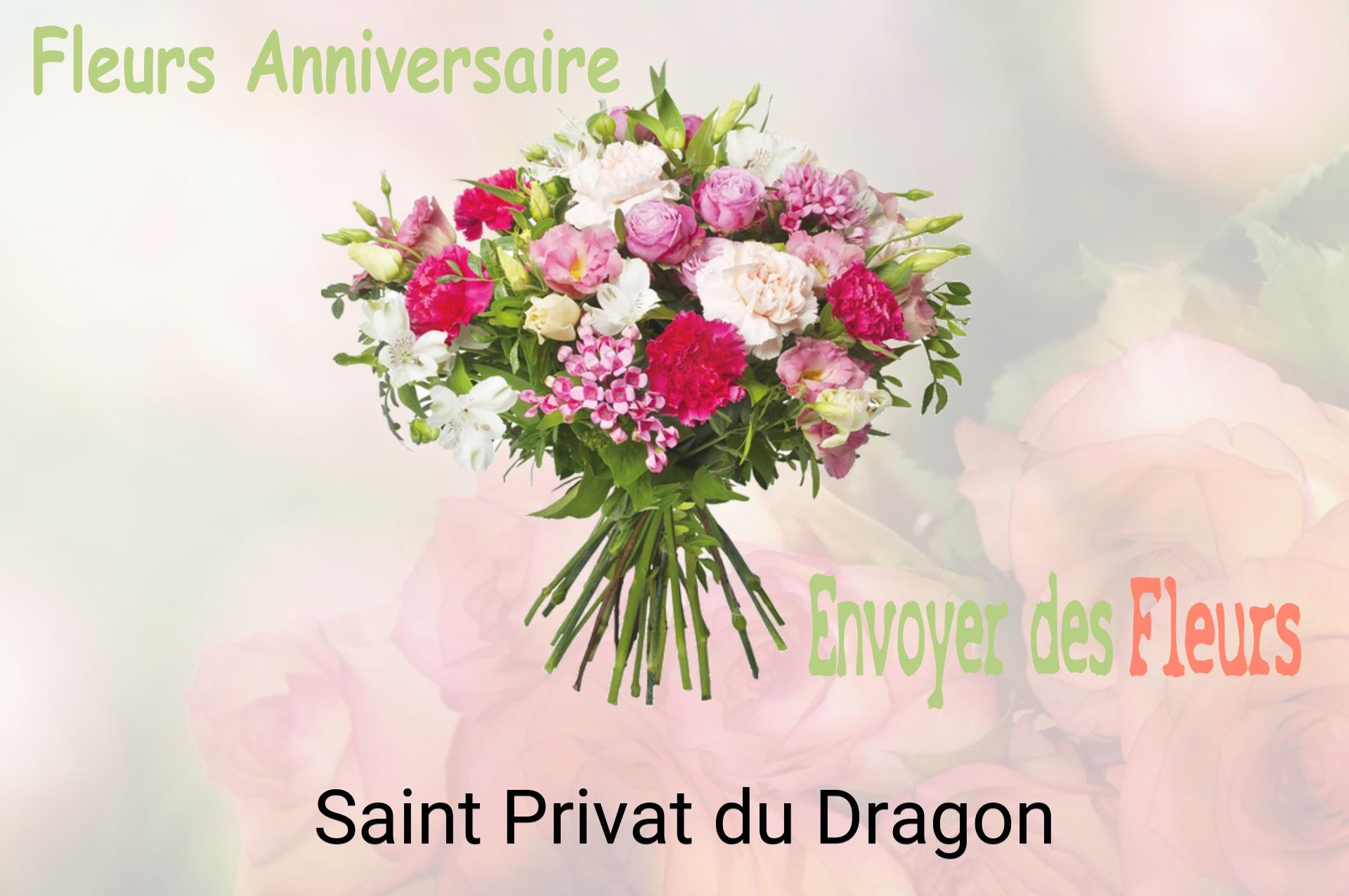 Bouquet de fleurs d’anniversaire livré à Saint-Privat-du-Dragon
