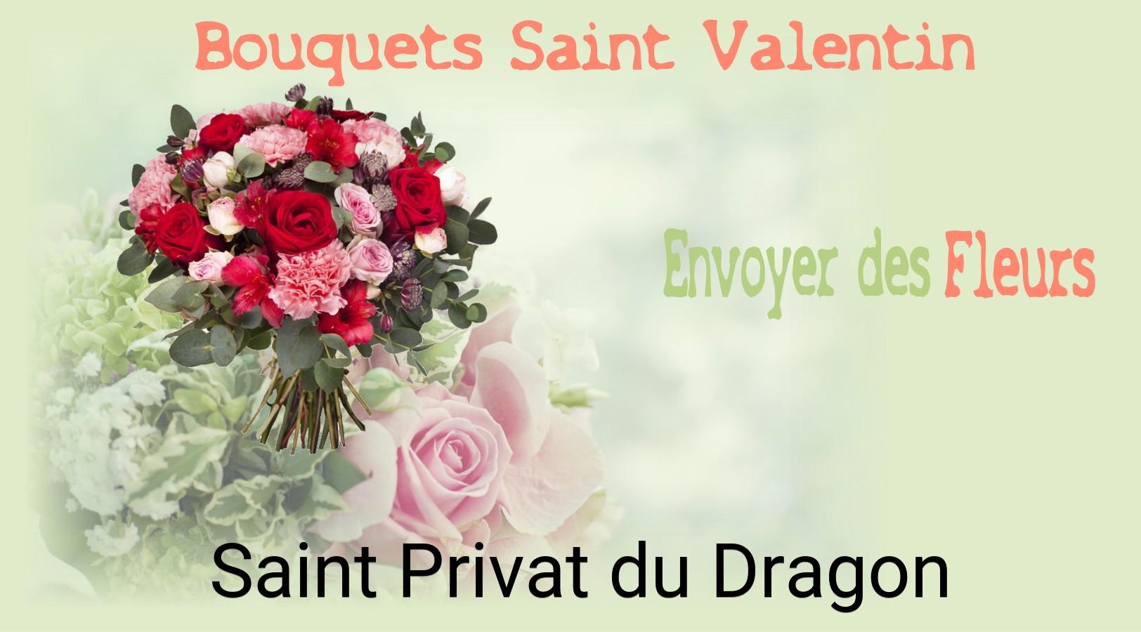 Roses de Saint-Valentin livrées à Saint-Privat-du-Dragon